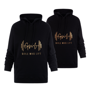 Hoodies - gold or rose gold print